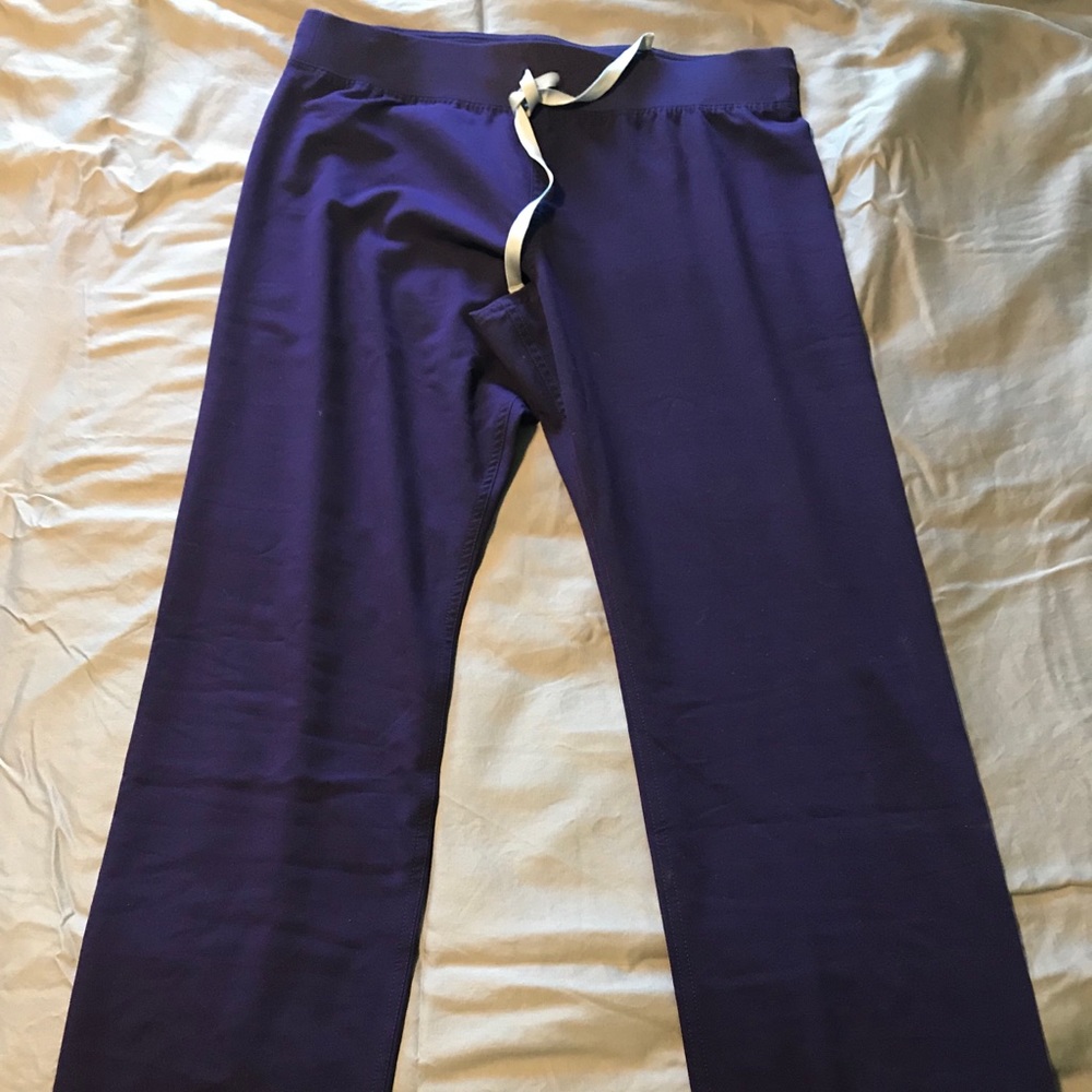 Figs Livingston purple scrub pants